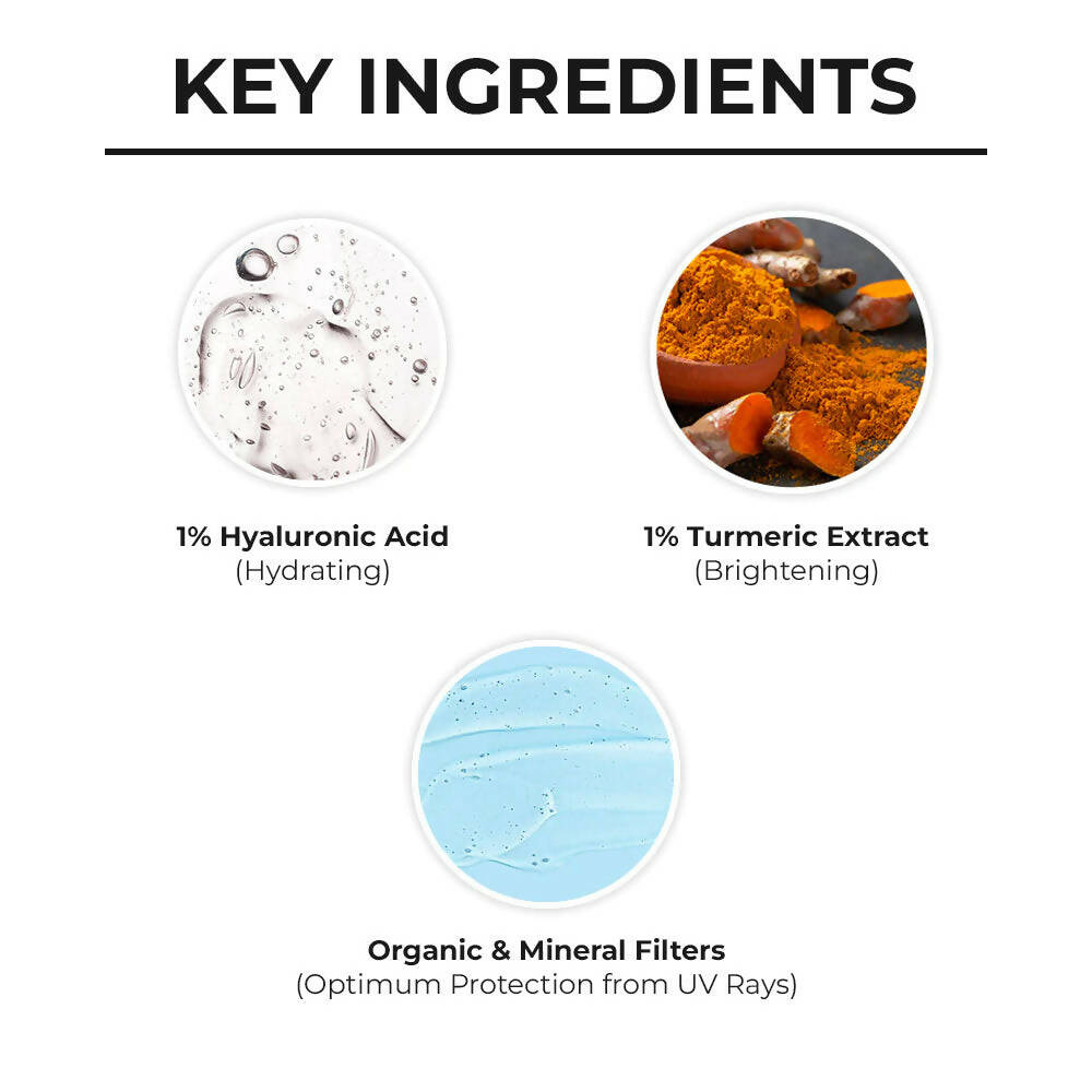 Dr. Sheth's Haldi & Hyaluronic Acid Sunscreen - Indyancart