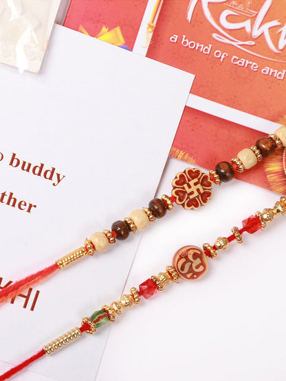 Anouk Set Of 2 Beaded Rakhi