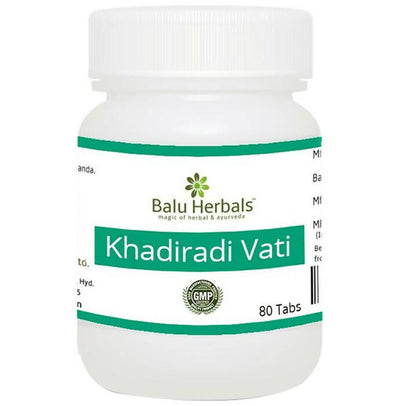 Balu Herbals Khadiradi Vati Tablets