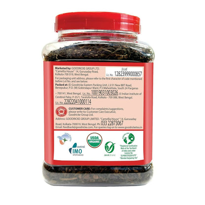 Goodricke Roasted Organic Darjeeling Tea Jar