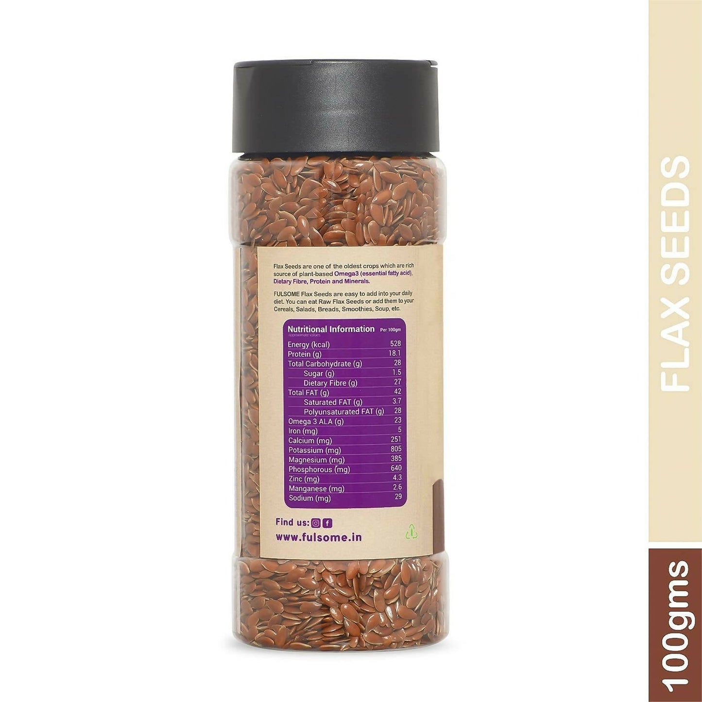 Fulsome Raw Flax Seeds