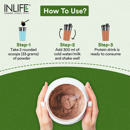 Inlife Plant Protein Powder Cookies & Cream