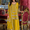 Dhiyona IE Women Ethnic Motifs Embroidered Kurta with Sharara & With Dupatta