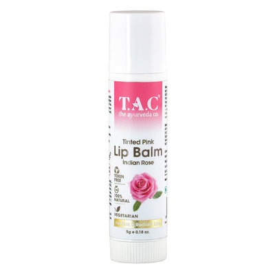 TAC - The Ayurveda Co. Tinted Indian Rose Vegan Lip Balm