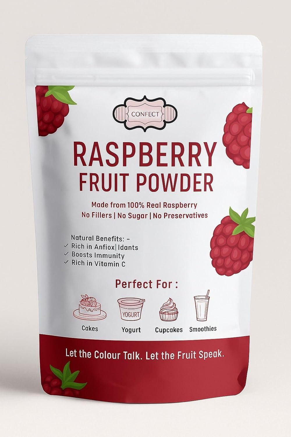 Confect Raspberry Fruit Powder