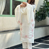 Dhiyona VV Leona White Embroidred Kurta Sets with Heavy thread Work Women Suits