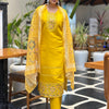 Dhiyona VV Tivra Yellow Women Kurta and Pant Dupatta Sets Silk Fabrics with Embroidery