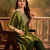 Dhiyona SN Women's Striped Printed Kurta with Trousers