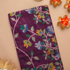 Dhiyona GR Women's Karvaah Magenta Cotton Jamdani Saree
