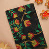 Dhiyona GR Women's Kalini Black Retro Rhapsody Organza Jamdani Saree
