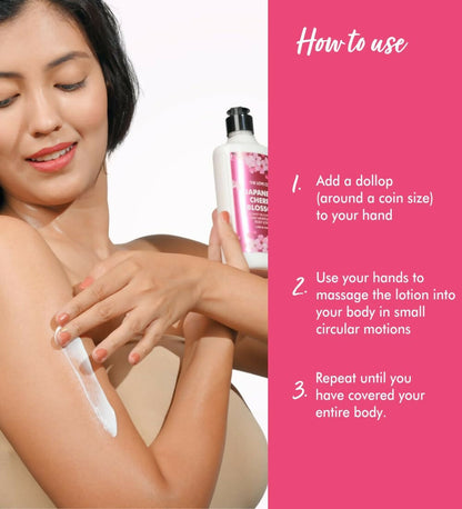 The Love Co Japanese Cherry Blossom Body Lotion