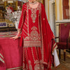 Dhiyona IE Women Ethnic Motifs Embroidered Kurta with Sharara & Dupatta