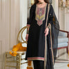 Dhiyona IE Women Ethnic Motifs Embroidered Regular Kurta & Trousers With Dupatta