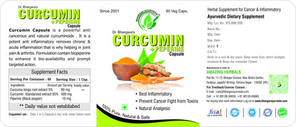 Dr.Bhargav’s Curumine + Peperine Capsules