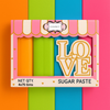 Confect Multipack of Fluorescent Orange, Lime green, electric blue and Neon Pink Sugarpaste 08