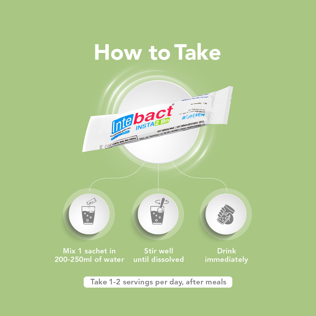 Dr Morpen Intebact Insta Probiotic 2Bn (Vanilla Flavour)