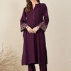 Dhiyona IE Embroidered Mandarin Collar Tunic With Trouser