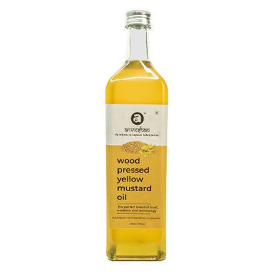 Anveshan Wood Pressed Yellow Mustard Oil