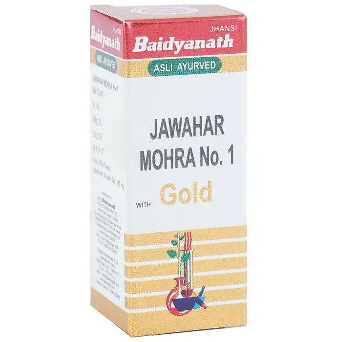 Baidyanath Jhansi Jawahar Mohra No. 1 with Gold Tablets - Indyancart
