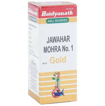 Baidyanath Jhansi Jawahar Mohra No. 1 with Gold Tablets - Indyancart