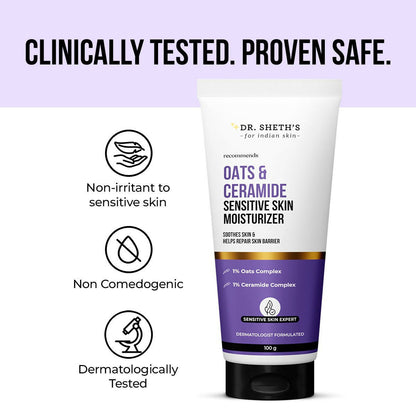 Dr. Sheth's Oats & Ceramide Sensitive Skin Moisturizer