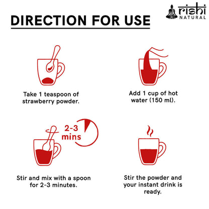 Rishi Natural Strawberry Powder