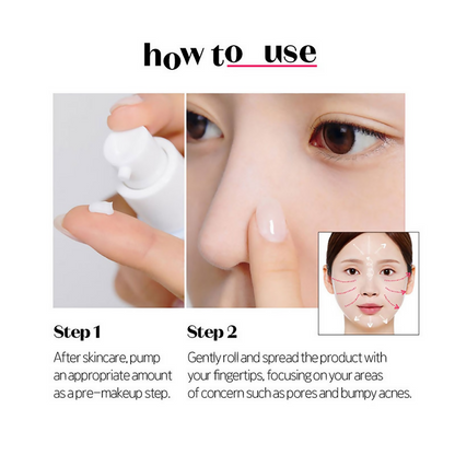 Etude House Sebum Soak Pore Primer face primer in a tube, designed to control oil and minimize pores for smooth skin.
