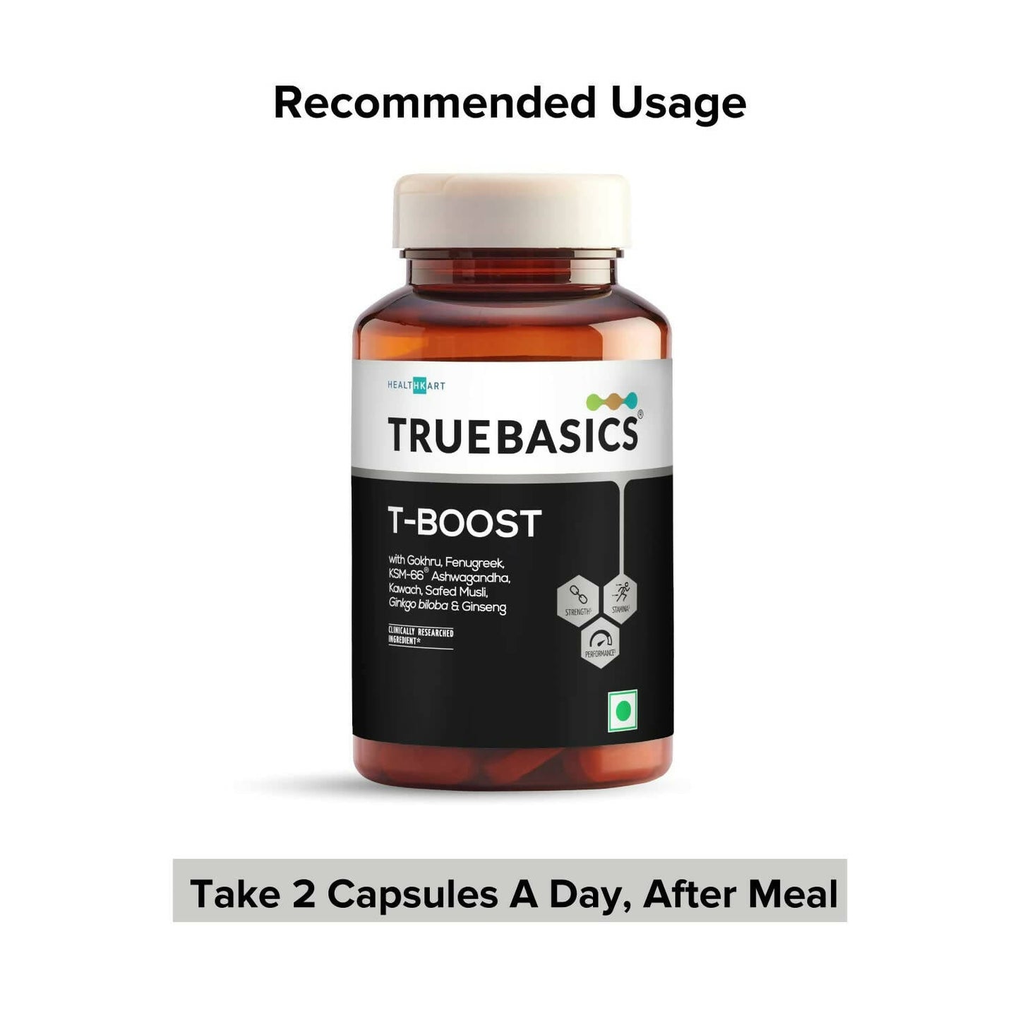 TrueBasics T-Boost Tablets for Men - Indyancart