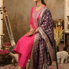Dhiyona IE Women Ethnic Motifs Embroidered Regular Kurta with Trousers & Dupatta