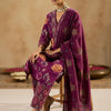 Indyancart IE Floral Printed Regular Pure Cotton Straight Kurta with Trousers & With Dupatta