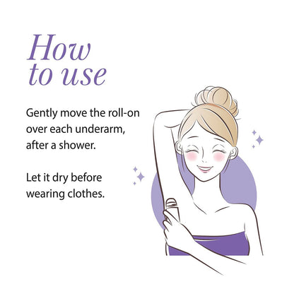 Yardley London English Lavender anti-perspirant deodorant roll-on for women, floral underarm cream, with lavender scent.
