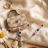 Dhiyona Set Of 2 Purse Design Evil Eye & Beads Bhaiya Bhabhi Rakhi With Roli Chawal