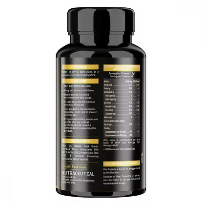 MuscleBlaze Omega 3 Fish Oil Gold Capsules