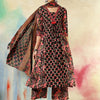 Women's Women Floral Printed Regular Pure Cotton Kurta with Trousers & With Dupatta