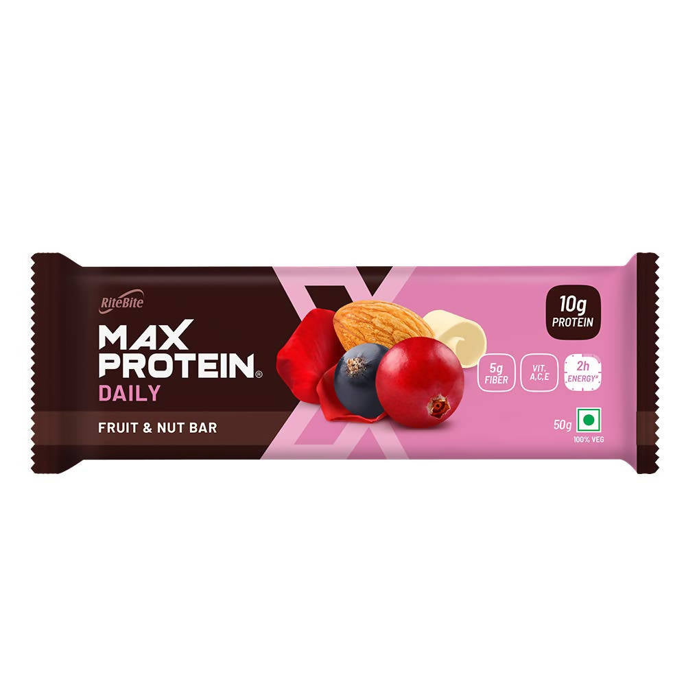 RiteBite Max Protein Daily Fruit & Nut Bar - Indyancart