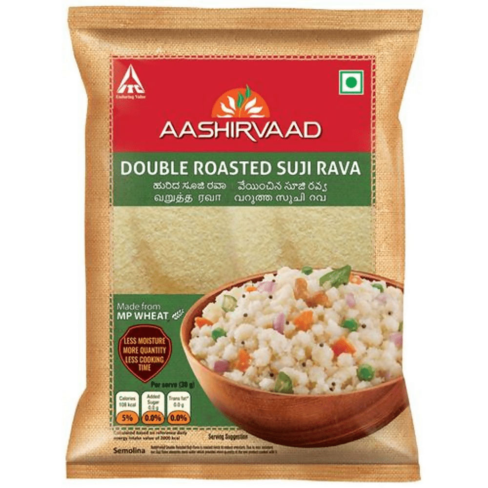 Aashirvaad Double Roasted Suji Rava - Indyancart