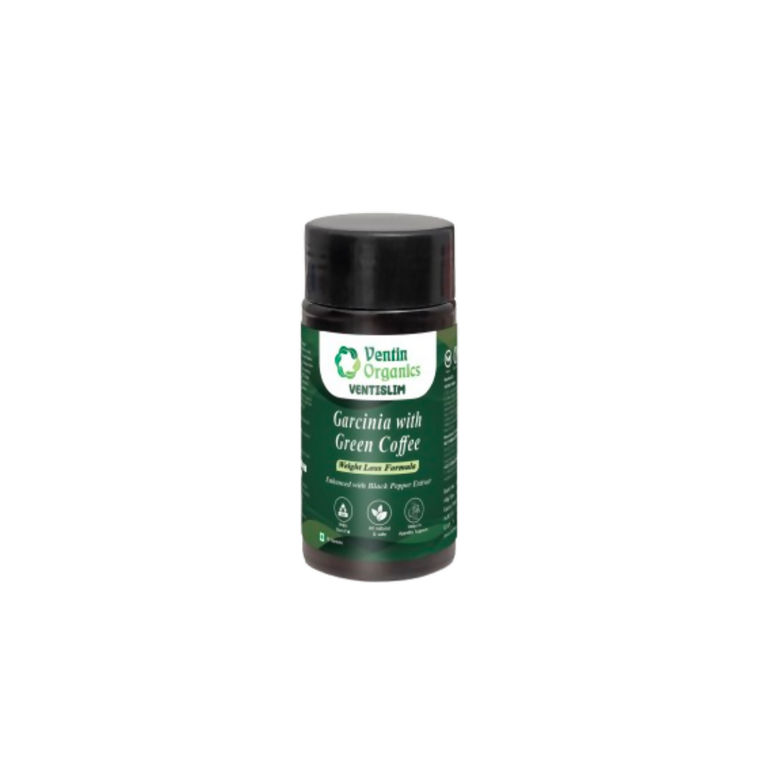 Ventin Organics Ventislim Garcinia Cambogia with Green Coffee Capsules