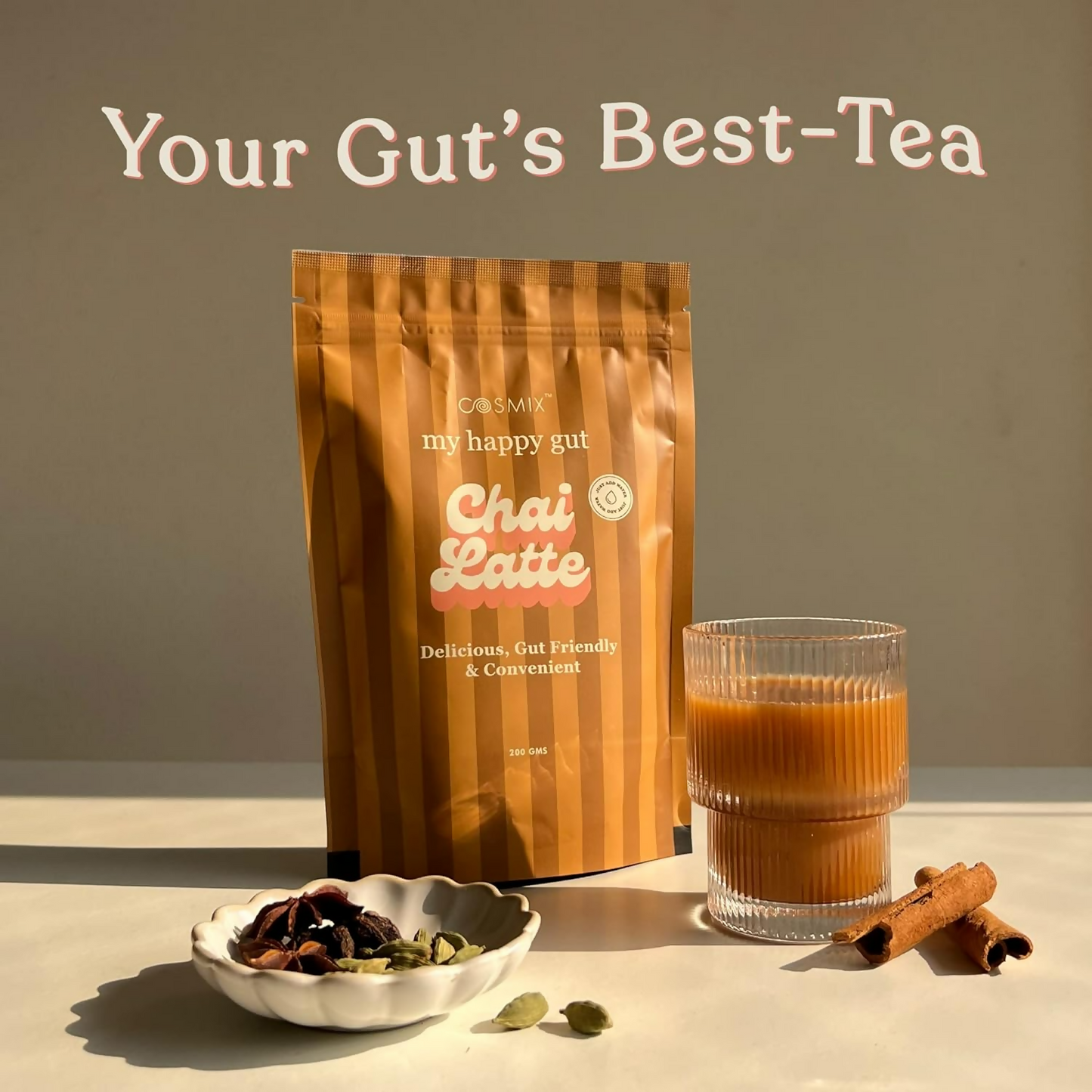 Cosmix My Happy Gut Chai Latte