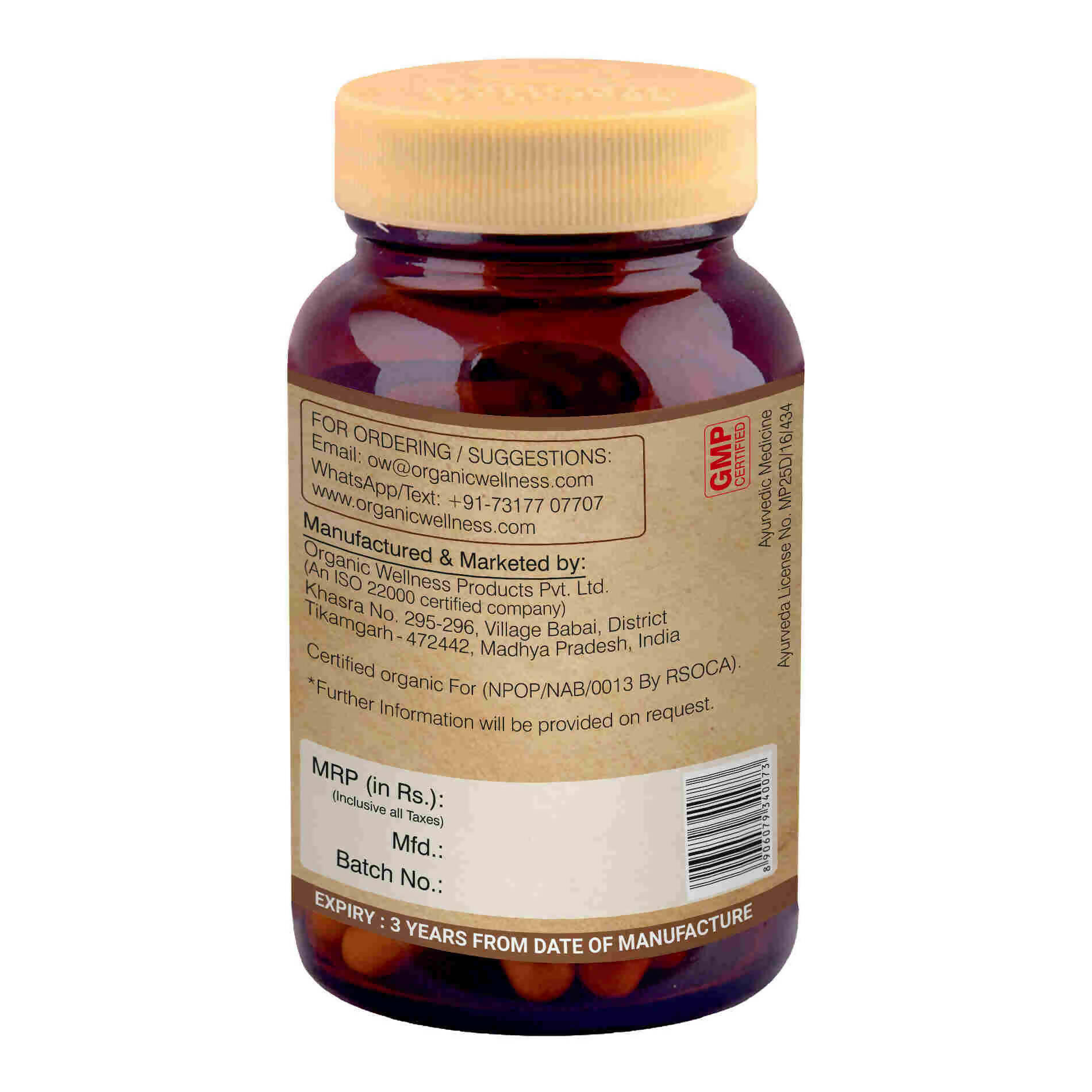 Organic Wellness Haritaki Capsules - Indyancart