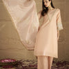 Indyancart VA Women Solid Kurta with Palazzo & Dupatta