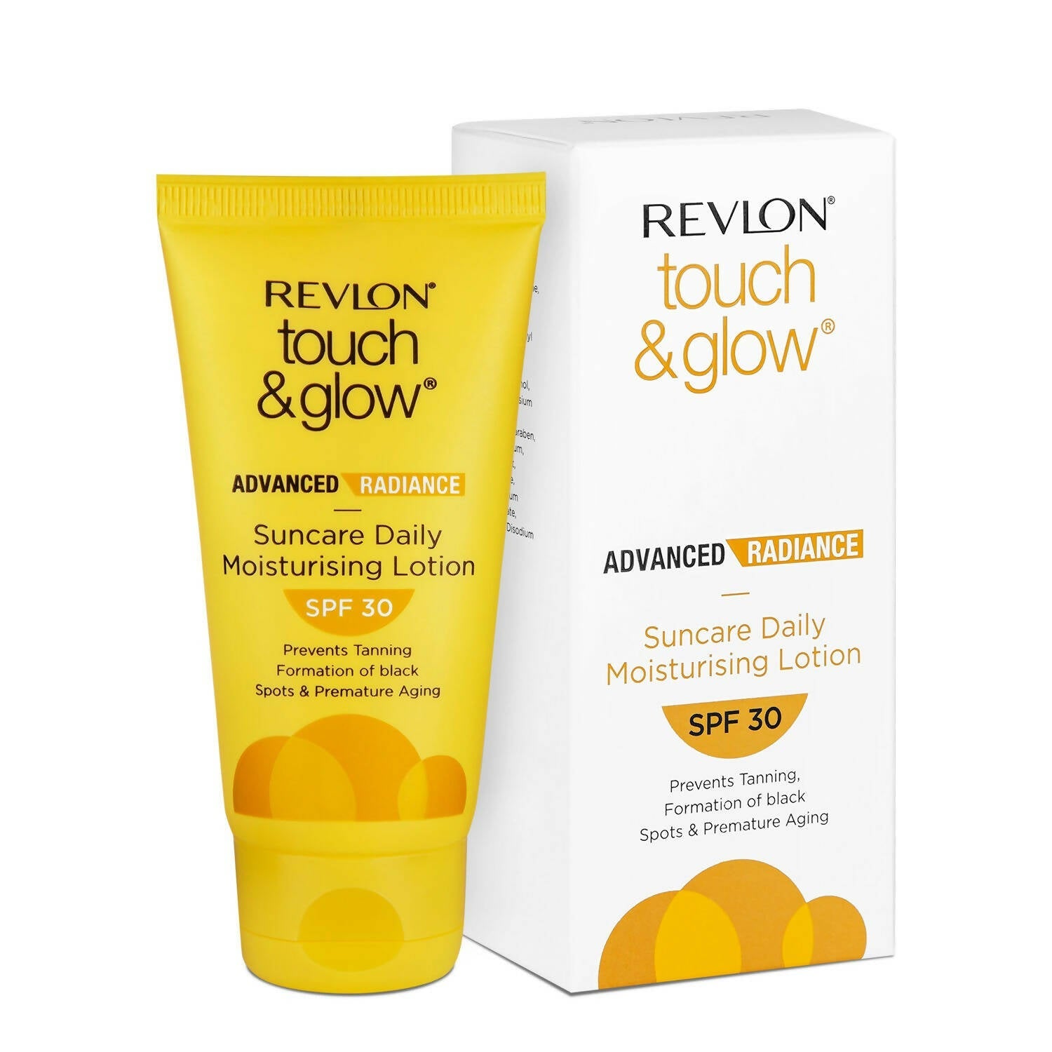 Revlon Touch & Glow Advanced Radiance Sun Care Daily Moisturizing Lotion SPF 30 - Indyancart