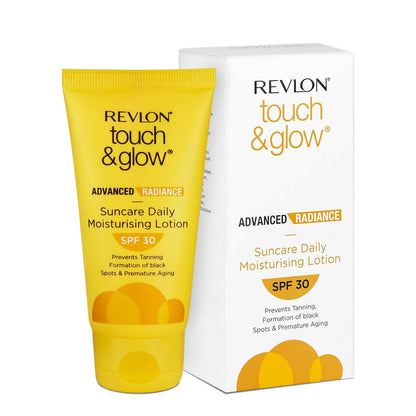 Revlon Touch & Glow Advanced Radiance Sun Care Daily Moisturizing Lotion SPF 30 - Indyancart