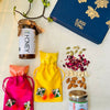 Shuddh Natural Ubtan Based Herbal Gulal, Ayurvedic Thandai Powder, Honey | Holi Gift Hamper
