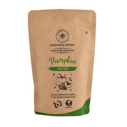 Earthen Story Certified Organic Raw Pumpkin Seeds - Indyancart