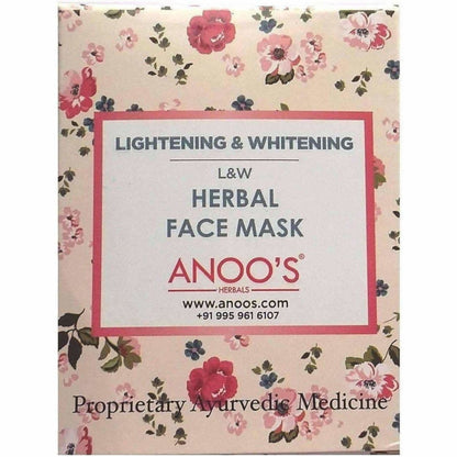 Anoos Herbal Lightning and Whitening Face Mask - Indyancart