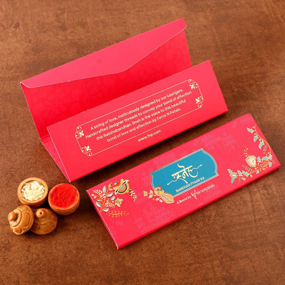 Cute Owl Polymer Clay Rakhi & Silk Chocolates