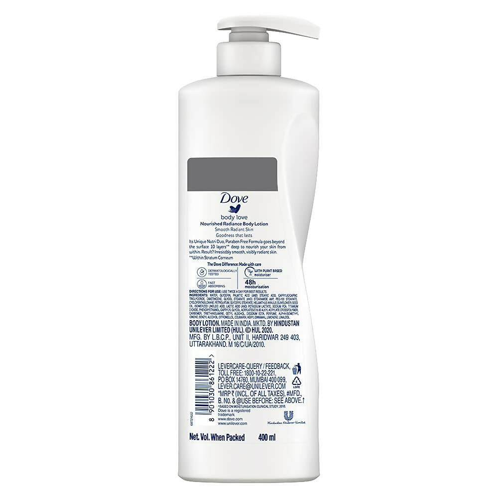 Dove Body Love Nourished Radiance Body Lotion - Indyancart