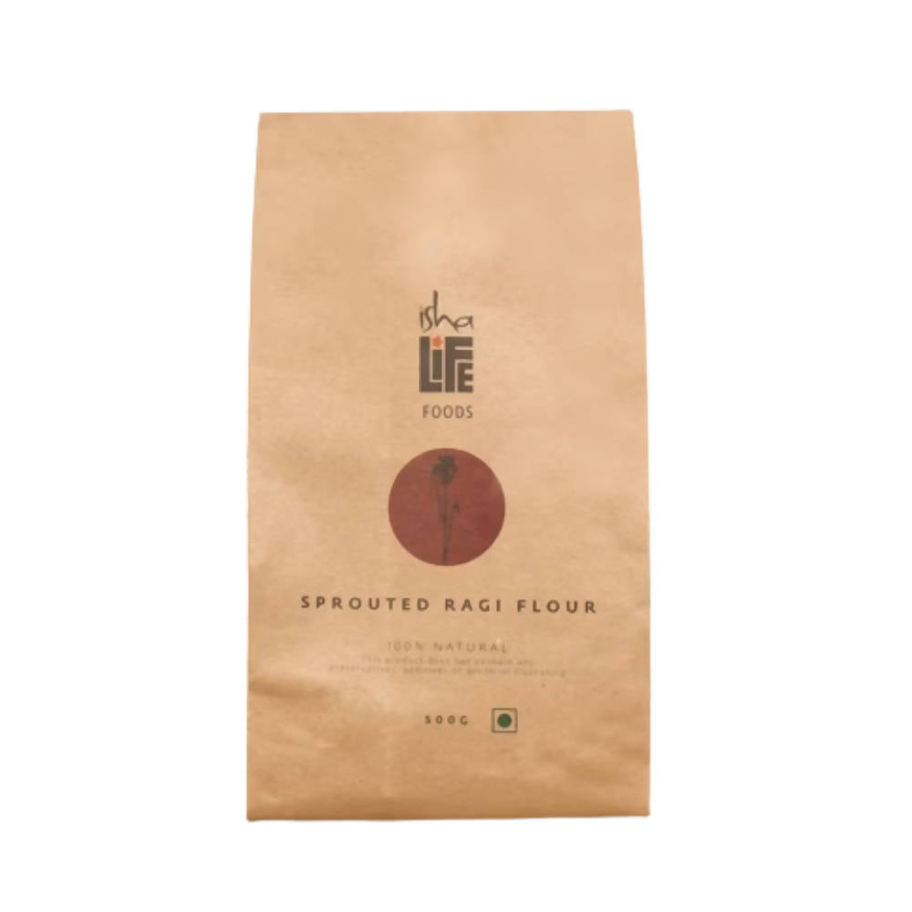 Isha Life Sprouted Ragi Flour (Finger Millet / Nachani) - Indyancart