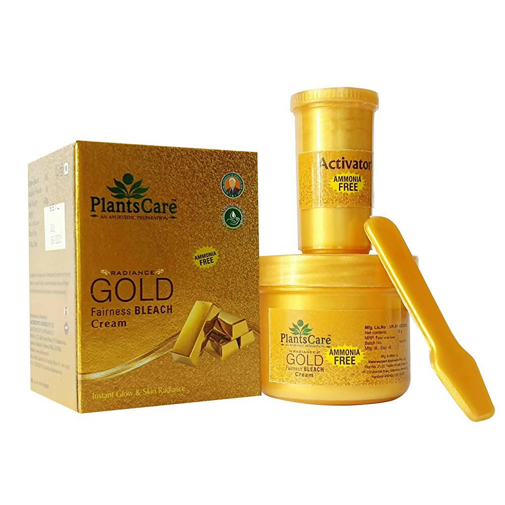 Plants Care Radiance Gold Bleach Cream - Indyancart