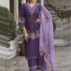 Dhiyona VA Women'sFloral Embroidered V Neck Thread Work Pure Cotton Kurta With Trouser And Dupatta
